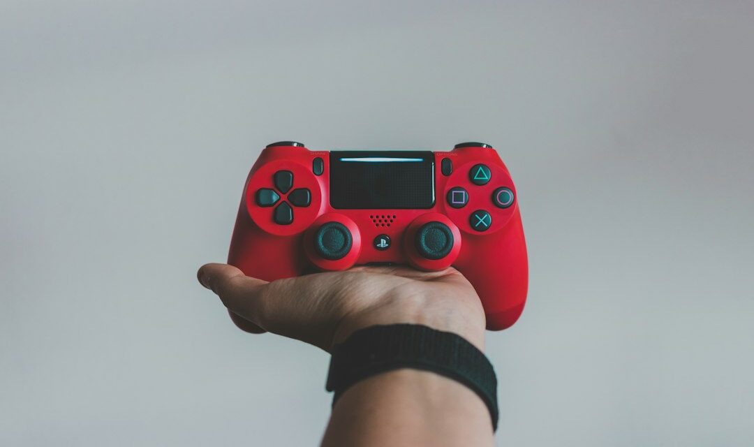 Red Sony PS DualShock 4
