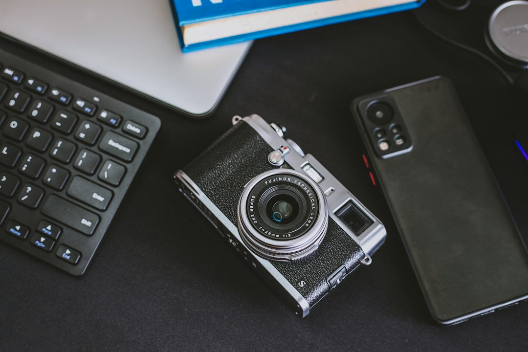 A black and silver electronic device