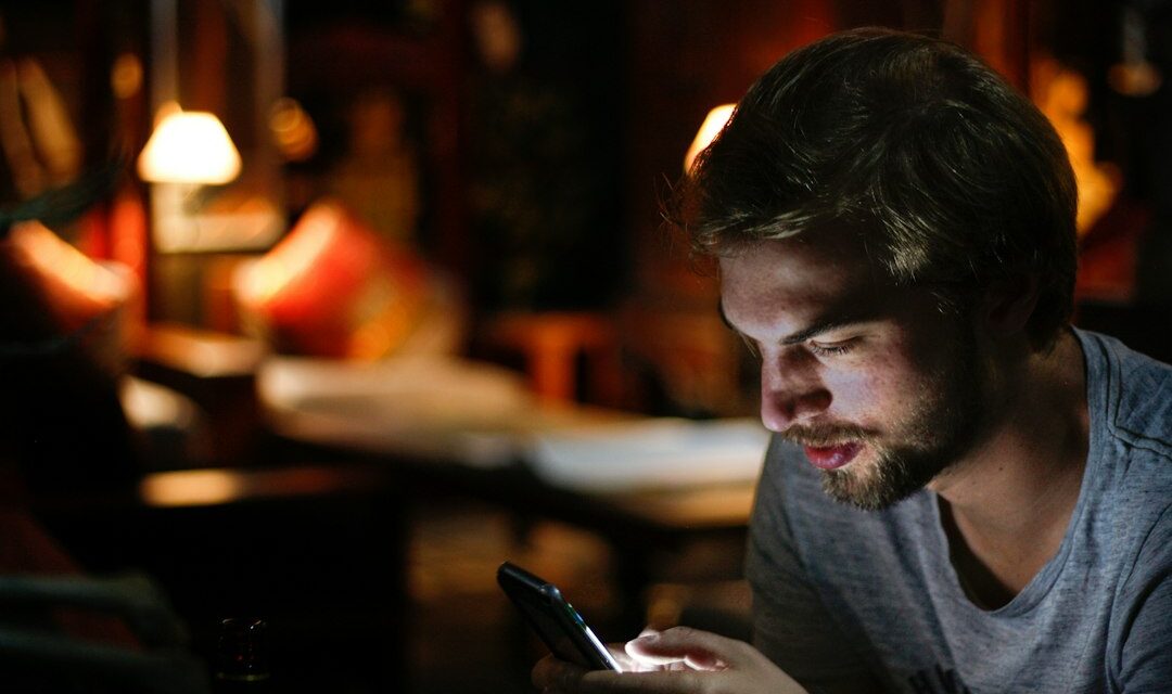 Man using phone