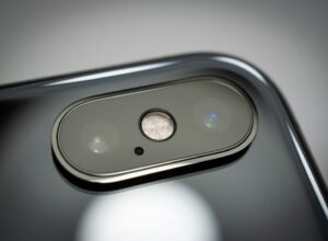 Space gray iPhone X