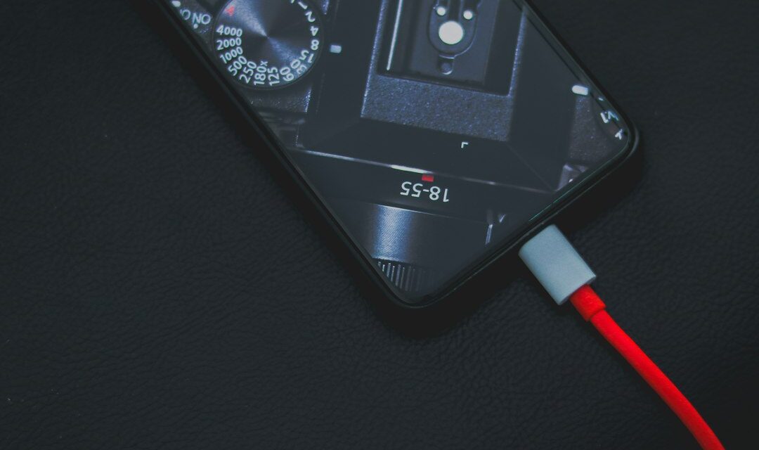 Black smartphone