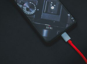 Black smartphone