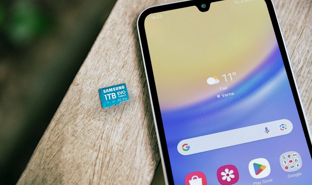 A close up of a cell phone on a table