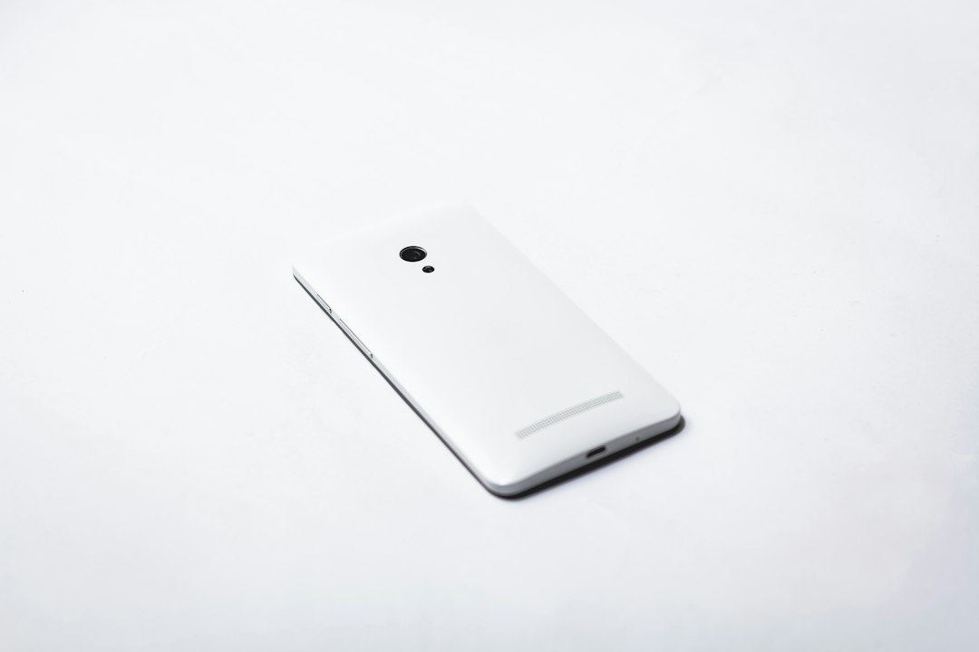 White smartphone