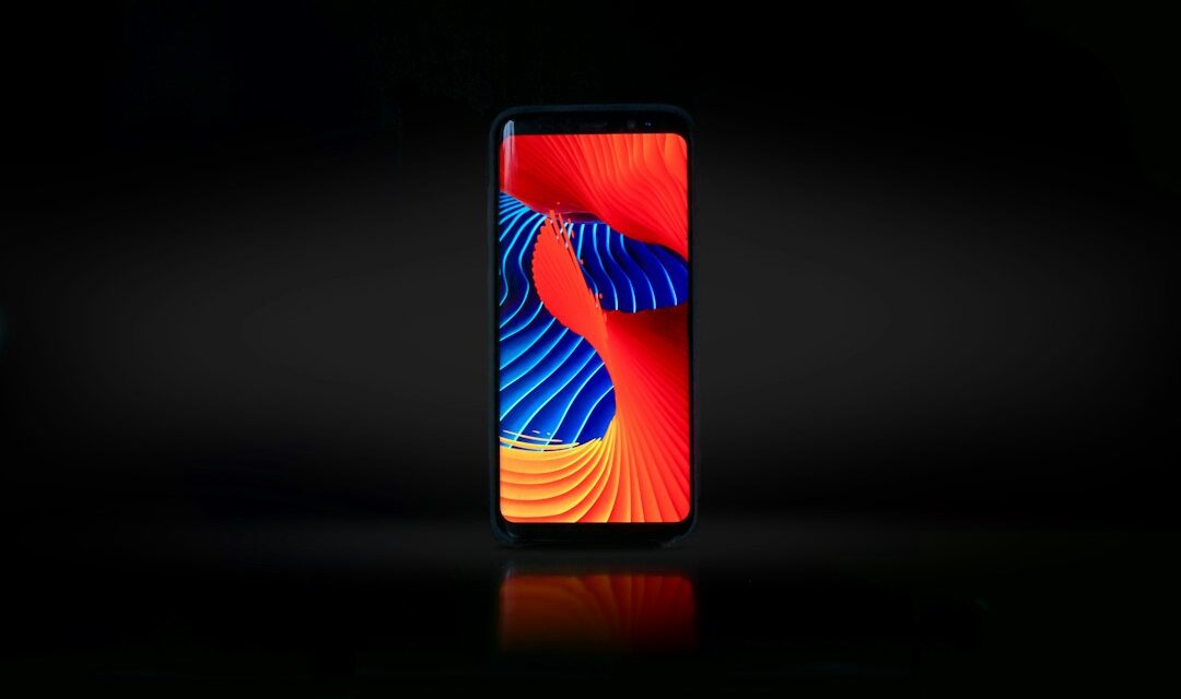 Black smartphone